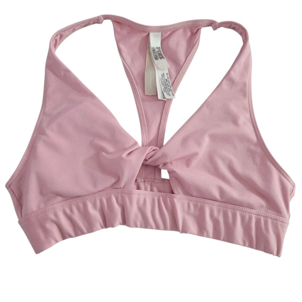 Victoria's Secret PINK Ultimate Twist Front Triangle Racerback Sports Bra XS
